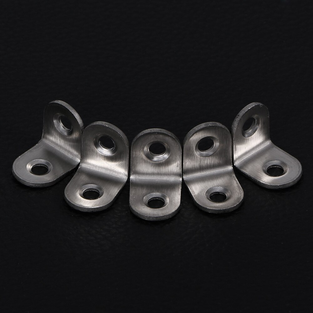20Pcs 20mm x 20mm x 16mm Corner Brace Joint Right Angle Bracket Fastener