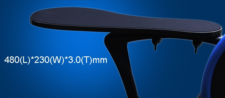 Xl storlek stol armstöd musmatta stol arm kläm handledsstöd 480*230mm armbåge med halkfri musmatta  ok020