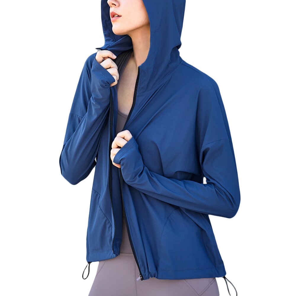 Lululemon-traje de fitness con capucha para mujer, chaqueta deportiva de manga larga con cierre y cremallera, informal, holgado, para correr y Yoga