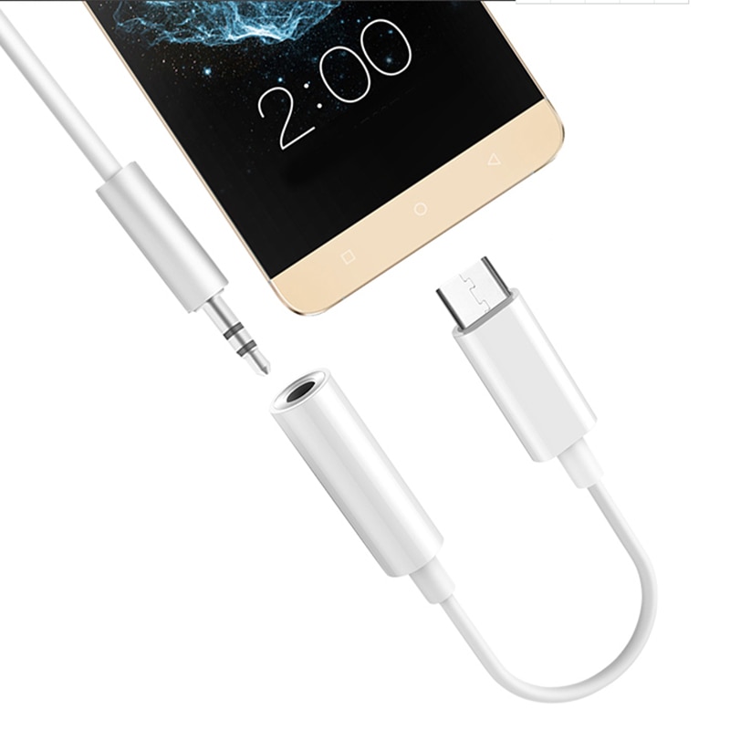 Ugreen Type C 3.5 Jack Earphone USB C to 3.5mm AUX Headphones Male To 3.5 AUX Audio Female Jack for Xiaomi 6 Mi6 Letv 2 Pro 2 M