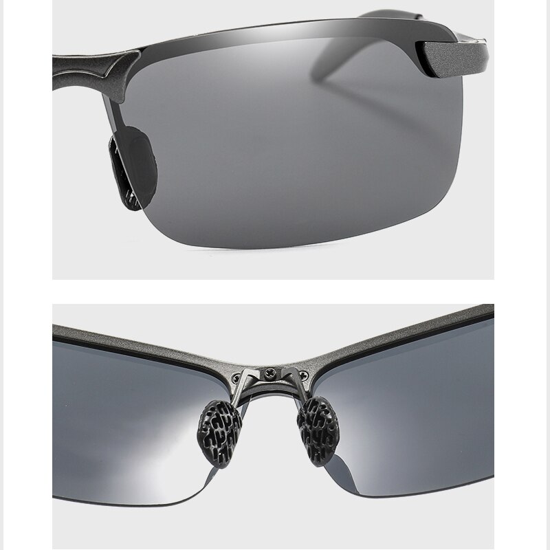 Gafas de sol fotocromáticas polarizadas para hombre, lentes de sol deportivas polarizadas, cambio de Color, gafas de conducción UV400 11-KPBS3043PO
