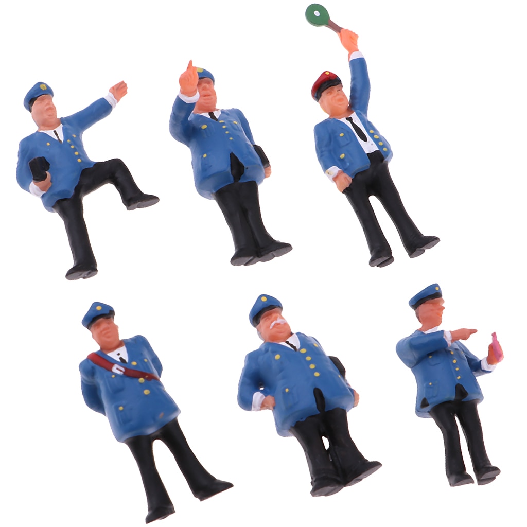 1:87 Train Station Worker Model HO Scale Railroad Layout Railroad Scenery