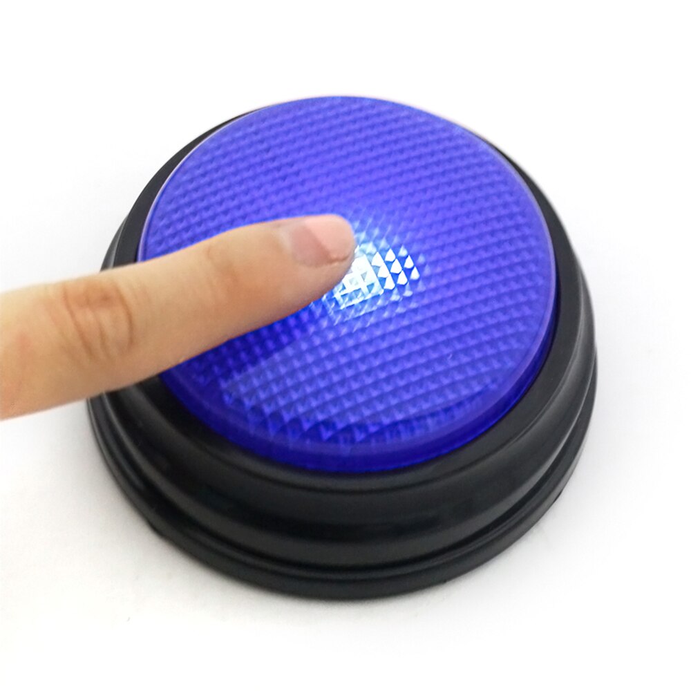Recordable Talking Button With Led Function Parent-Child Interactive Toy Phonograph Game Answer Buzzers Learning Taking