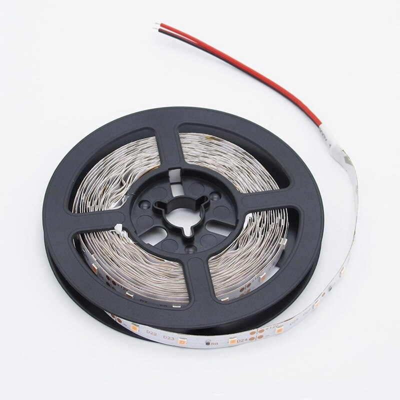 Tira de luces Led 5M 300Leds 3528 Smd Rgb + mando a distancia Ir de 44 teclas no impermeable Dc12V 60Leds cinta de iluminación Flexible
