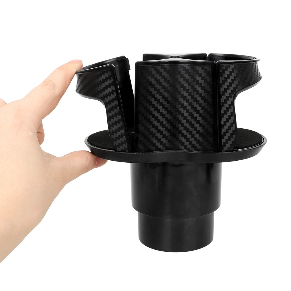 Car Seat Organizer With Cup Holder – Black ABS, 12x7x13cm, Fits Most Vehicles