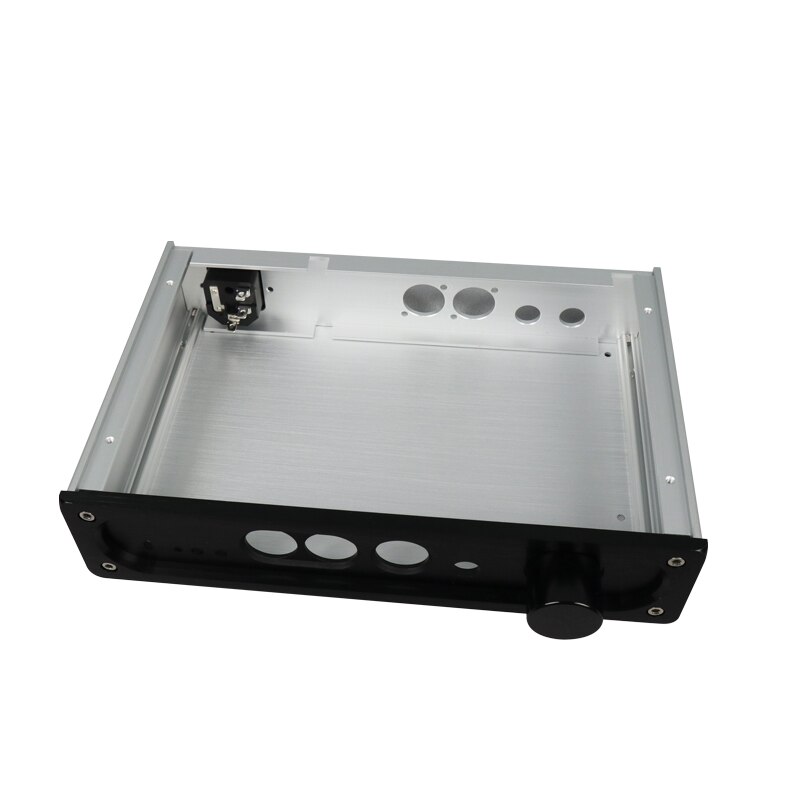 BRZHIFI Audio E600 Silver Amp Chassis All-aluminum Case 2505 Aluminum Alloy Enclosure For DIY