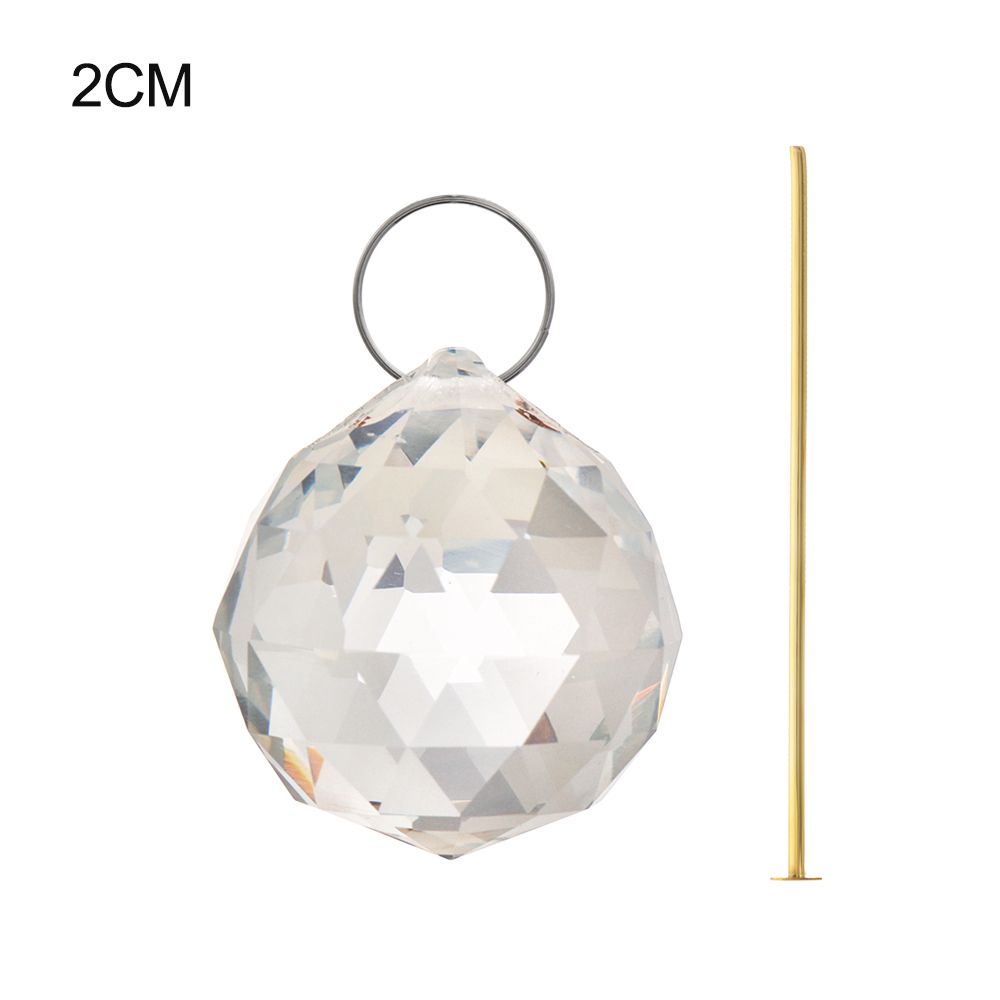 Set 2 Crystal Prisms Suncatchers For Windows,76mm