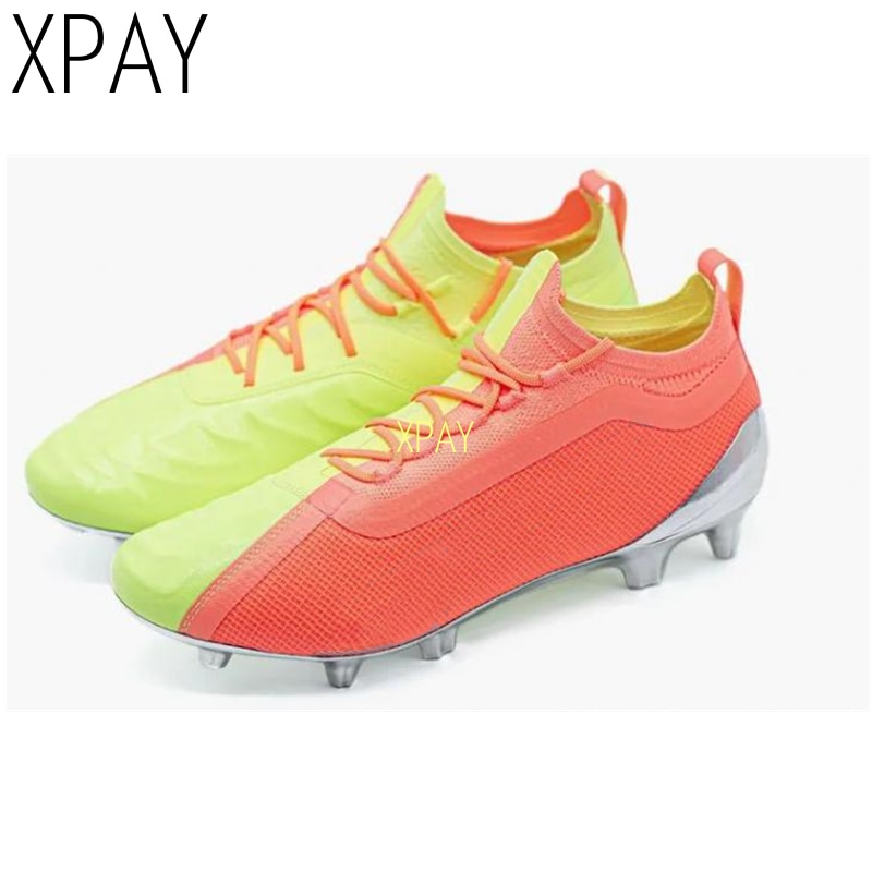 Udendørs mænd drenge fodboldsko fg fodboldstøvler høj ankel børnesko træning sports sneakers
