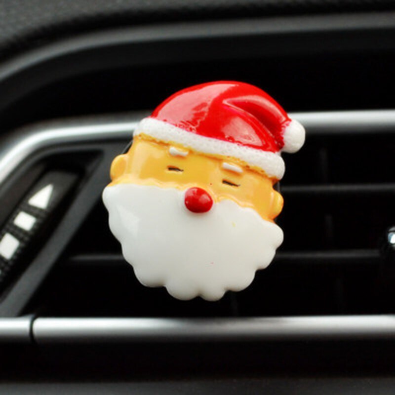 Auto Parfum Clip Geur Air Vent Luchtverfrisser Kerstboom Auto Interieur Outlet Decoratie Accessoire Trim Diffuser: Santa Claus B