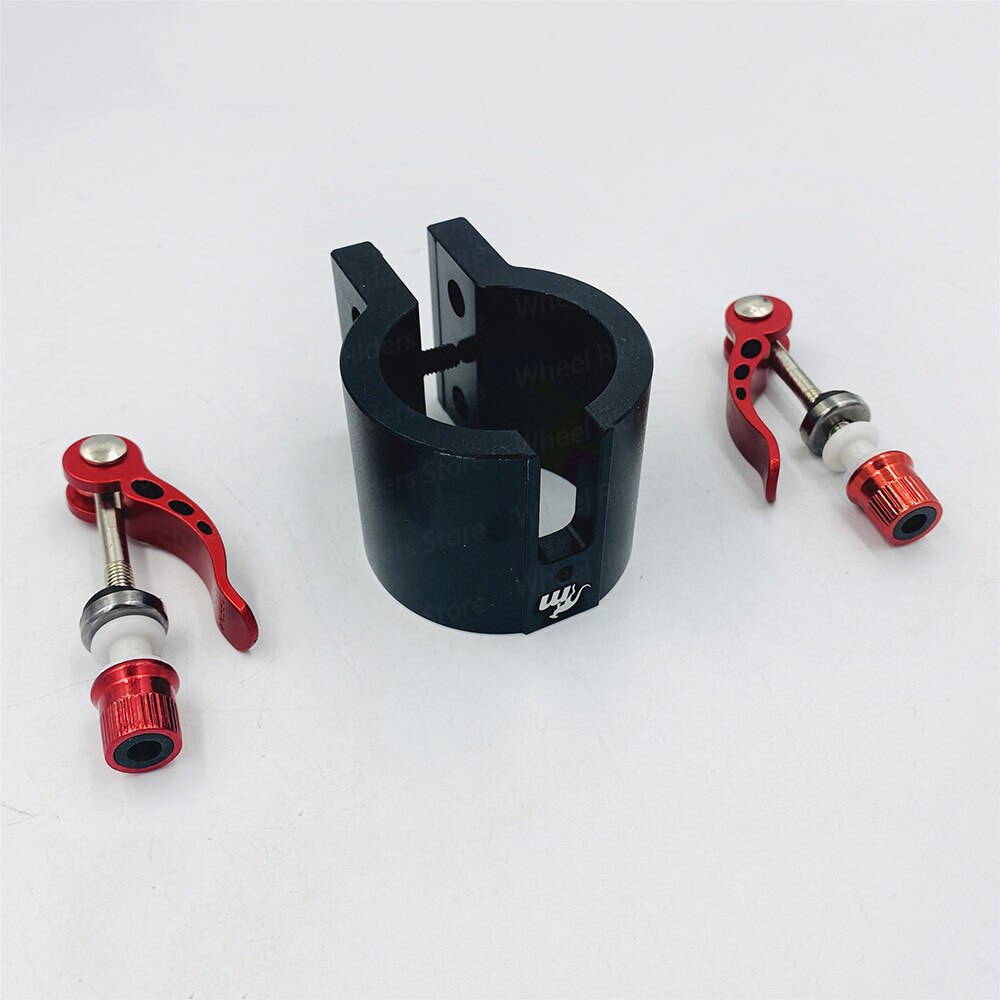 Upgraded Folding Clamp ZERO10X Electric Scooter Rugged Lock of Vertical Stem Locking Clamp: Red Color