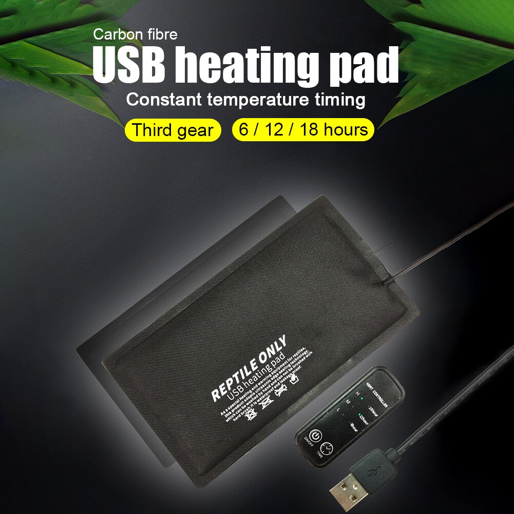 Pet Warmer Safety Electric Cloth Heater USB Heating Pad Thermal Portable 5v 2A Lizard Insulation Washable Foldable Bed Winter