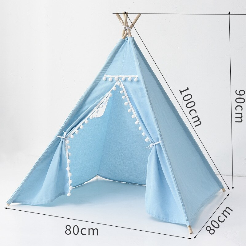 Kind Tent Teepee Tipi Voor Kinderen Draagbare Speelhuis Voor Meisje Cabana Jongen Tenten Kid Tent Meisje Spelen Kamer Infantil kids Tent