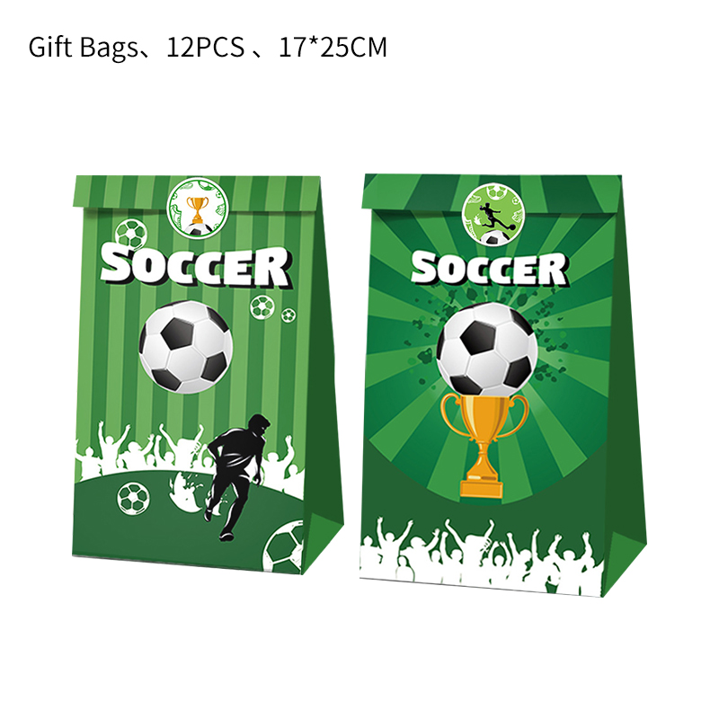 Football Birthday Decorations Children's Soccer Party Decor Supplies Tableware Plates Cups Balloon Tablecloth Backdrop Banner