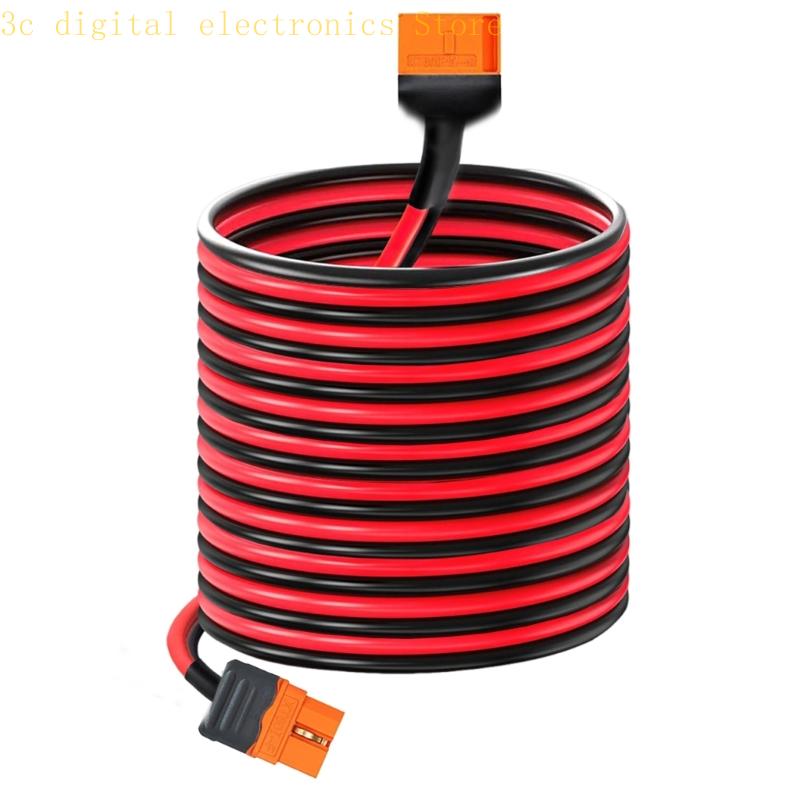 10ca XT60i Extension Cable Manne naar vrouwelijke connector -stroomoplossing voor externe: Beige