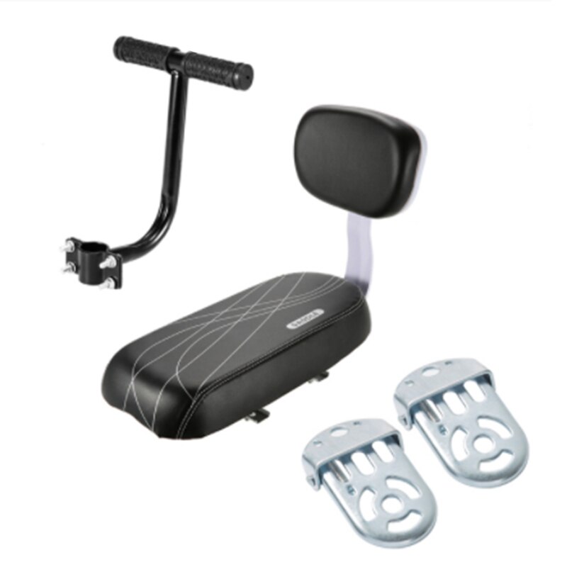 Akcesoria rowerowe części Bicicleta bagażnik rowerowy siodło rowerowe fotelik dziecięcy z oparcie z uchwyt podłokietnik podnóżek pedał: 1 zestaw