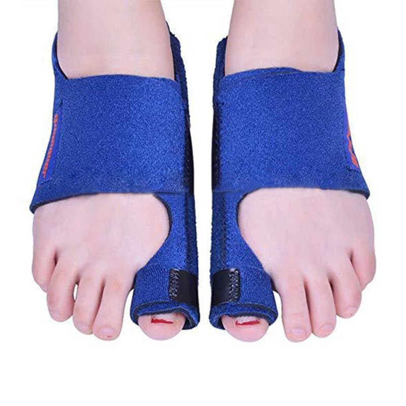 Bunion Corrector Spalk Toe Straightener Brace Hallux Pijnbestrijding Voet Herstel Training Valgus Corrector Orthopedische Gereedschap: blue