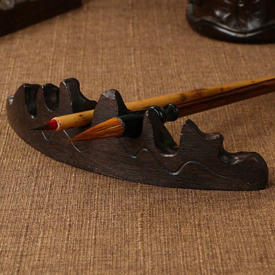 Chinese Ebbenhout Pen Houder Blackwood Penhouder Voor Schilderen Kalligrafieborstel Schilderen Leveringen Art Kunstenaar Beste Cadeau