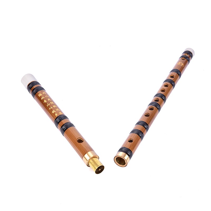 1PC Bamboo FluteWoodwind Flutes Musical Instruments C D E F Key Chinese Dizi Transversal Flauta+flannel Flute Bag