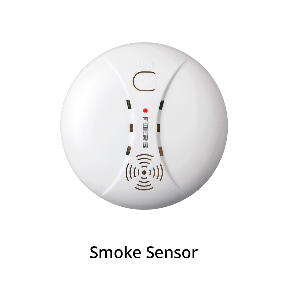 FUERS Tuya WiFi GSM Home Security Alarm System Smart Home Wifi Home Alarm System Motion sensor smart life: smoke sensor