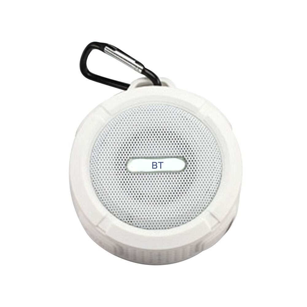 C6 Mini Wireless BT 5.0 altoparlante IP65 scatola audio portatile impermeabile per esterni vivavoce con microfono USB ricaricabile: WHITE