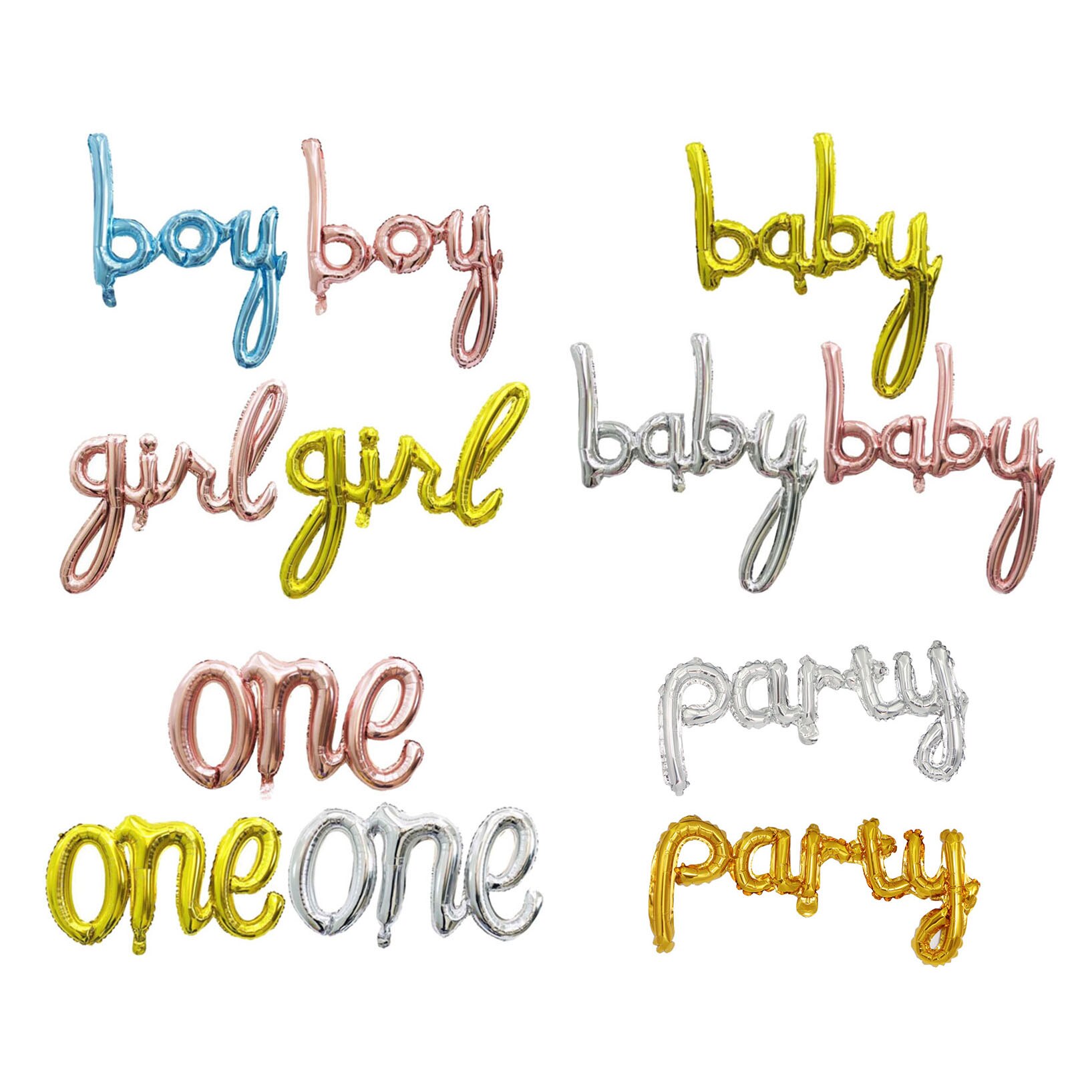 Baby ballon baby shower folie mylar en dreng pige ballon køn afsløre 1st første fødselsdag graviditet annonceringsfest