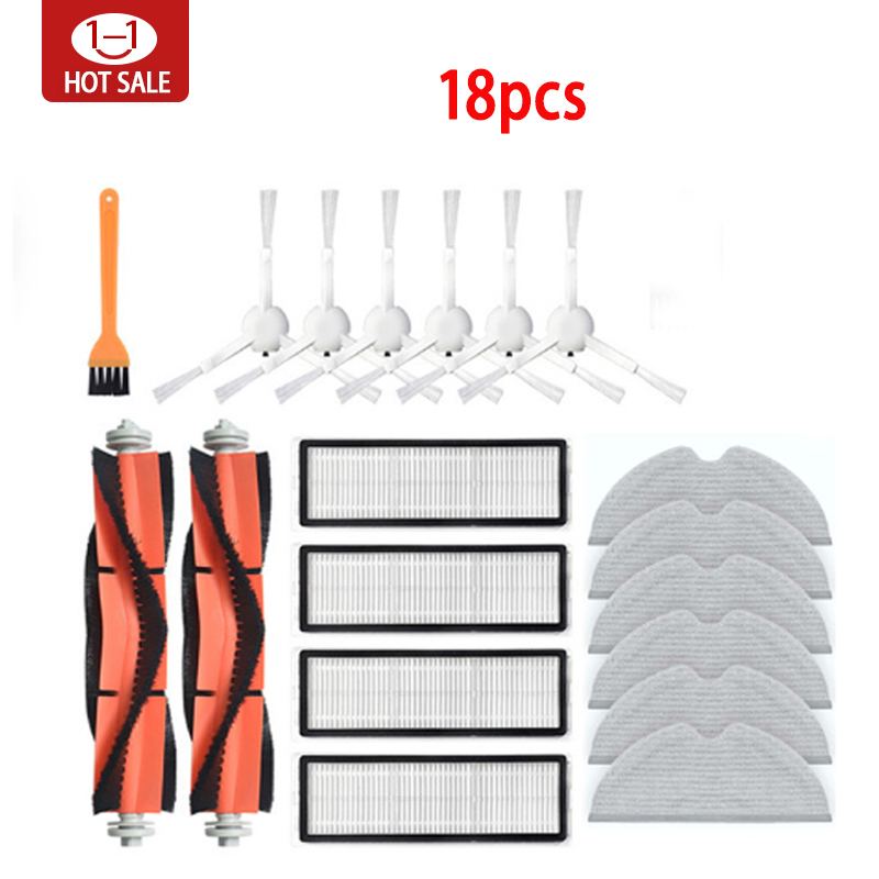 Xiaomi Mijia 1C 1T Mi robot aspirapolvere Dreame F9 filtro Hepa spazzola laterale principale Mocio panno robot aspirapolvere accessori