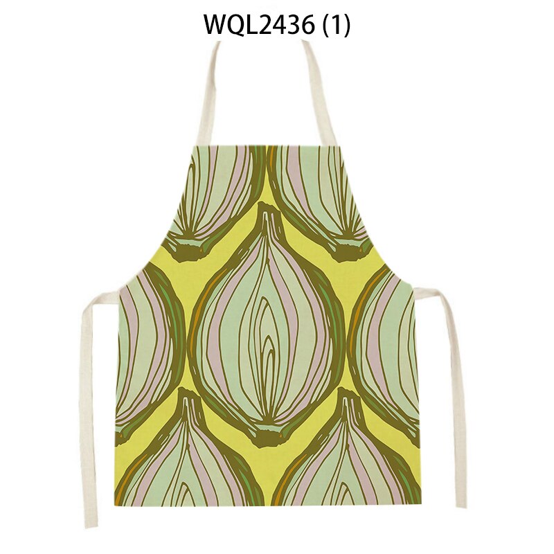 Fresh Vegetables Tomatoes Carrots Adult Kids Bib Family Cooking Bakery Shop Cleaning Apron Kitchen Accessories 68*55 Cm Delantal: 55x68cm Adult Size / WQL2436-1