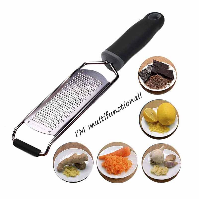 Citrus Citroen Zester Kaas Rasp Rvs Molen Kaas Rasp Gereedschap Chocolade Citroen Zester Fruit Dunschiller Keuken Gadgets
