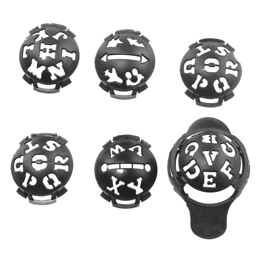 Golfbal Lijnen Marker Letters Patroon Tekening Tool Template Liner Voor Putting