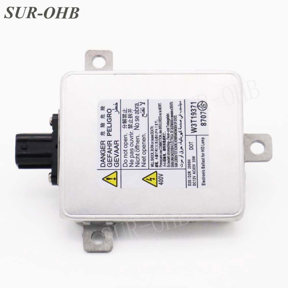 OEM replacement d2s d2r 2000h xenon Ballast 12v W3T19371 for HID Lamp 8707 No se abra AC 85v 35w d2s bulb car lights