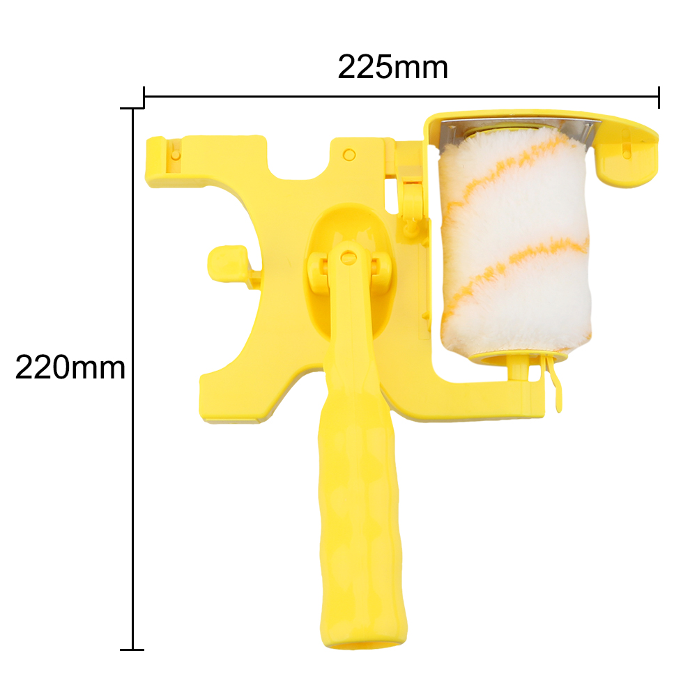 Wall Decorative Handle Tools for Home Wall Ceilings Roller Brush Wall Painting Tool Paint Brush Clean-Cut Paint Edger Roller