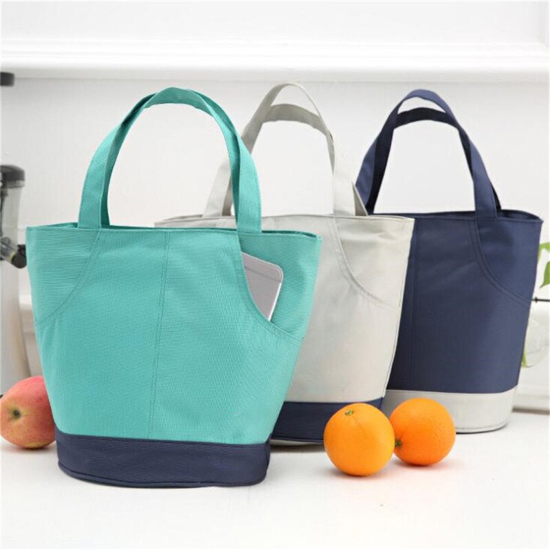 Familie Picknick Lunch Tas Kantoor School Koude Isolatie Thermische Bento Pouch Reizen Voedsel Fruit Organisator Tote