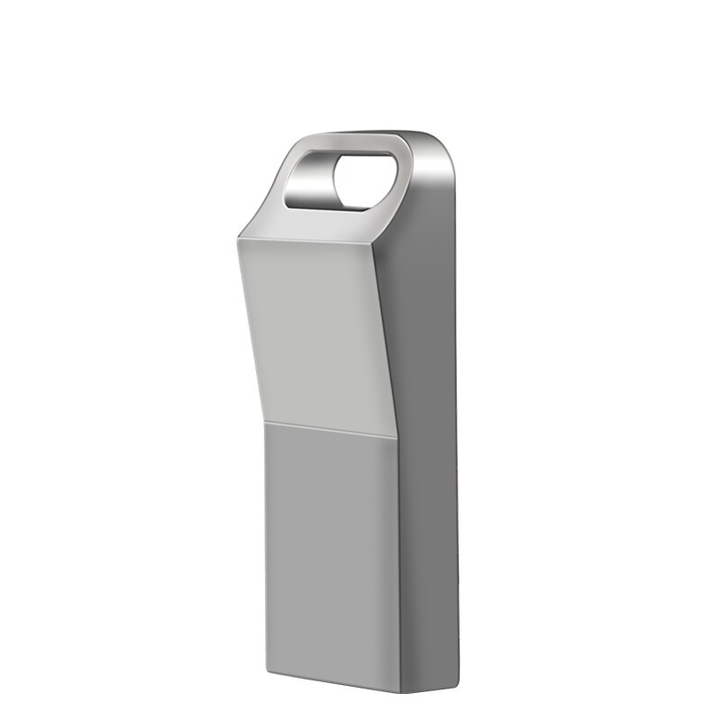-STICK 64GB 32GB 16GB 8GB 128GB pen drive stick wasserdichte metall u disk memoria cel usb stick mit könig kette: 4gb / sliver