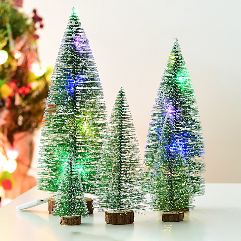 Small Mini Christmas Tree Office Window Desktop Decoration Christmas Christmas Ornaments Pine Tree Home Decor