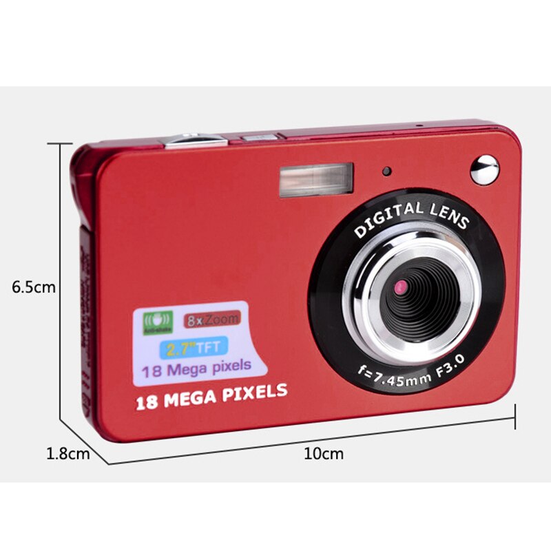 Hd 2.7 Inch Mini Digitale Camera Draagbare, point En Shoot Kinderen Camcorder Oplaadbare Voor Kids Jongens Meisjes Camping/Out