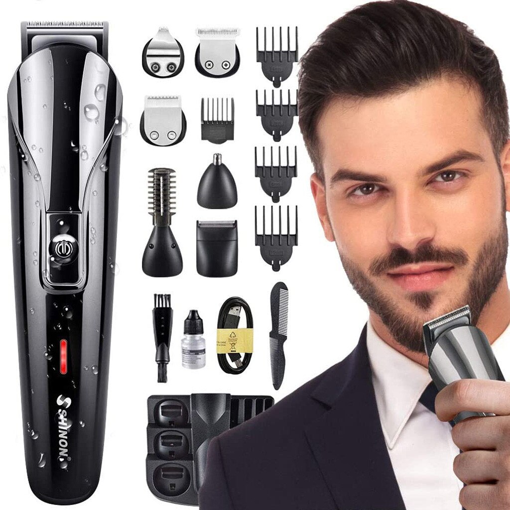 Hair Trimmer Rechargeable Electric Hair Clipper Men's Cordless Haircut Household Blade Electric Hair Clippers#G30