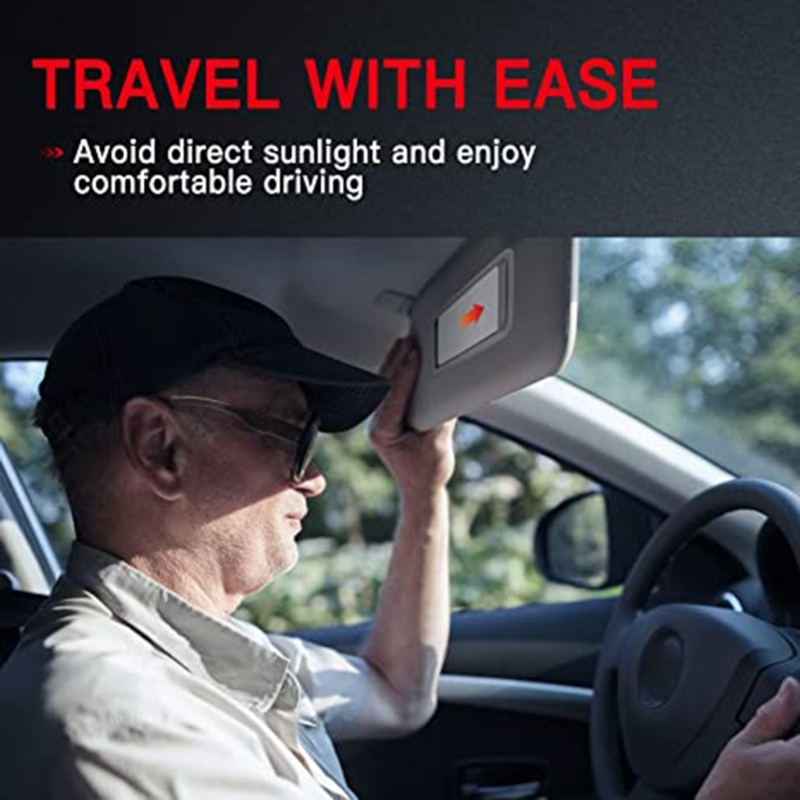 Auto Visier Sonnenschutz Innen Auto Front Visier Panel Make-up Spiegel Fahrer Beifahrer Seite rechts links Sonnenblende Spiegel