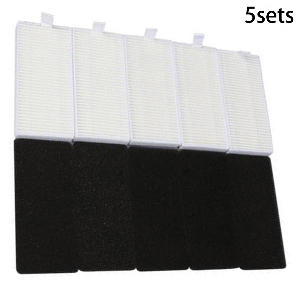 Novo aspirador de pó peças 5 conjuntos filtro esponja para ikohs netbot s15 robô preto + branco aspirador acessórios