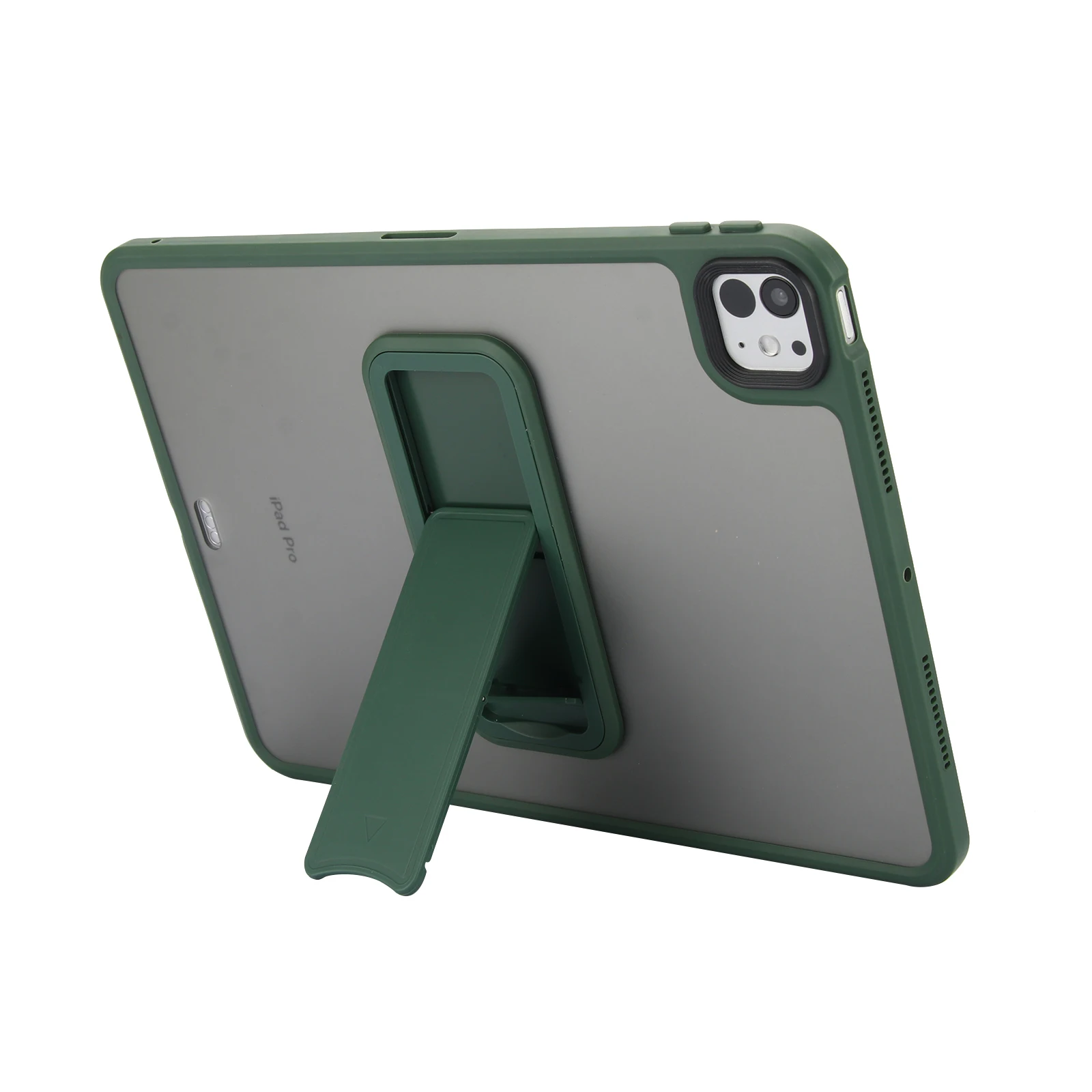 Stand Case Voor iPad Pro Air 2024 Gevallen 4 5 6 7 8 9e 10e Generatie Matte Doorschijnend 10.2 10.9 11 inch Mini Kickstand Cover: 12.4 / Roze