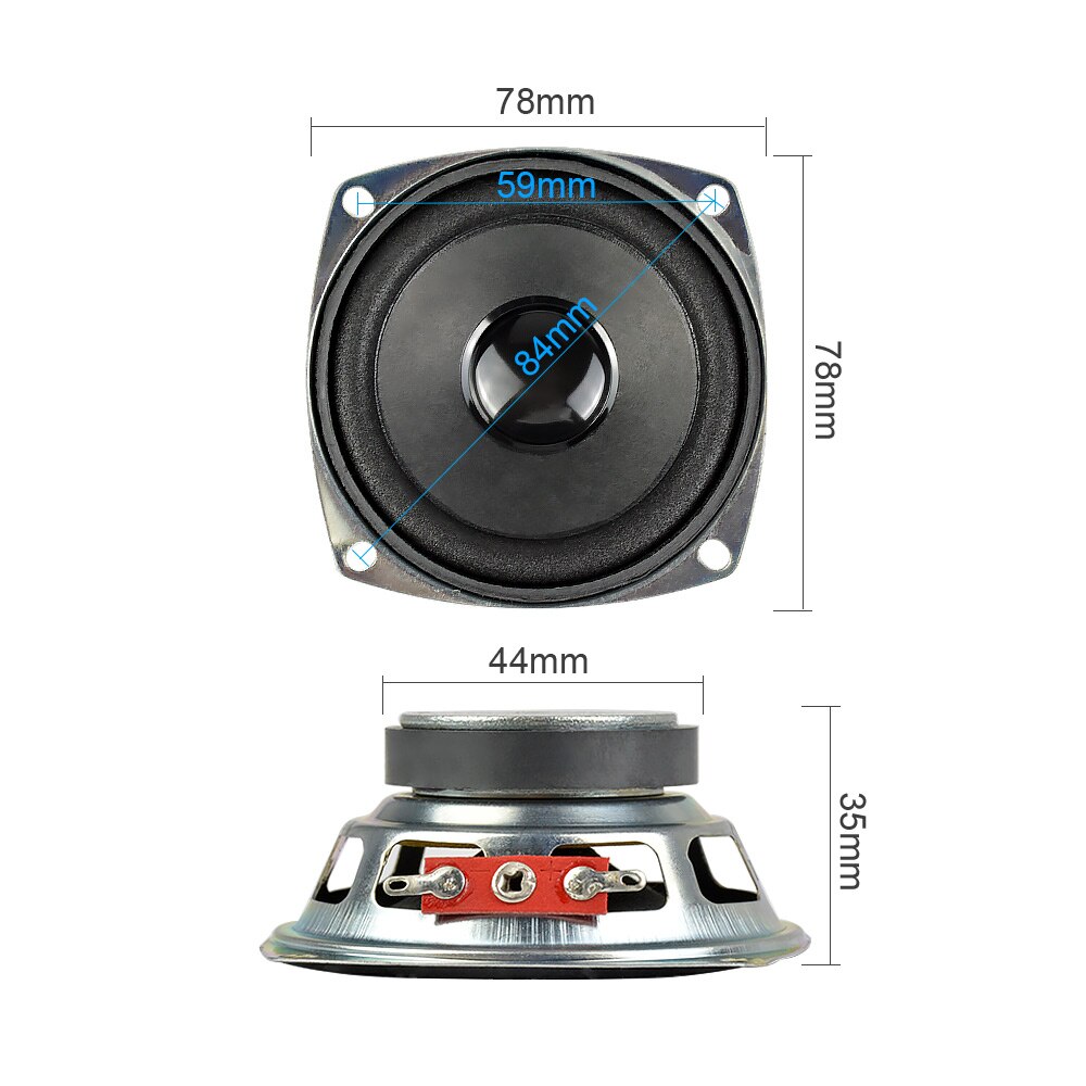 AIYIMA 2 Stuks 3Inch Draagbare Kolom Audio Speakers 4Ohm 5W Full-Range Stereo Hifi Bluetooth Luidspreker Multimedia speaker