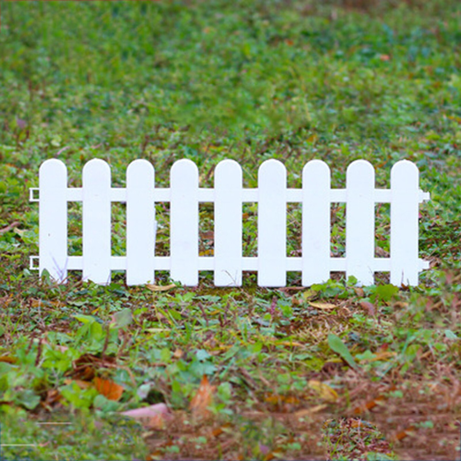 Barrière de clôture PVC clôture de jardin blanche facile à installer pour Villa Campus jardin terrasse cour décoration clôture l50 cm H13/16/20/30cm