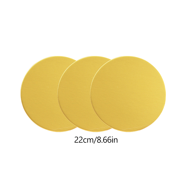 3 unids/set tablero redondo para pastel círculo Base de cartón diámetro 12,16,22,26cm perfecto para decorar magdalenas bandeja de postre herramientas: Rosa