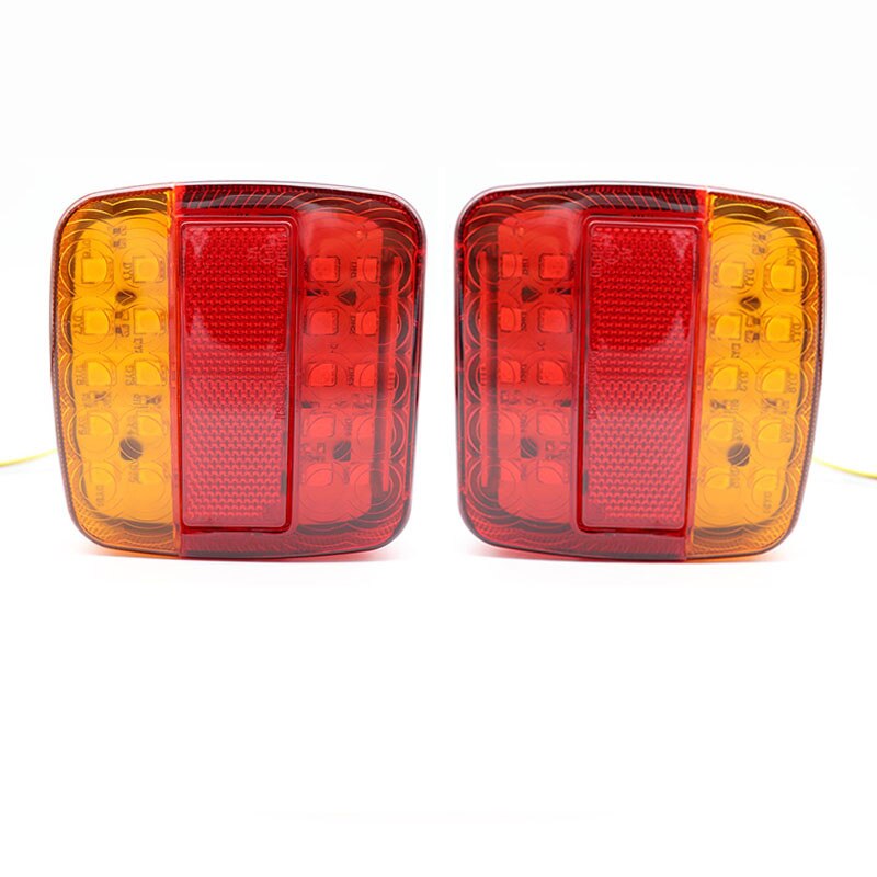 12V 26LED Vrachtwagen Caravan Achterlicht Richtingaanwijzer Brake Stop Lamp Achterlicht Kentekenverlichting Reverse van