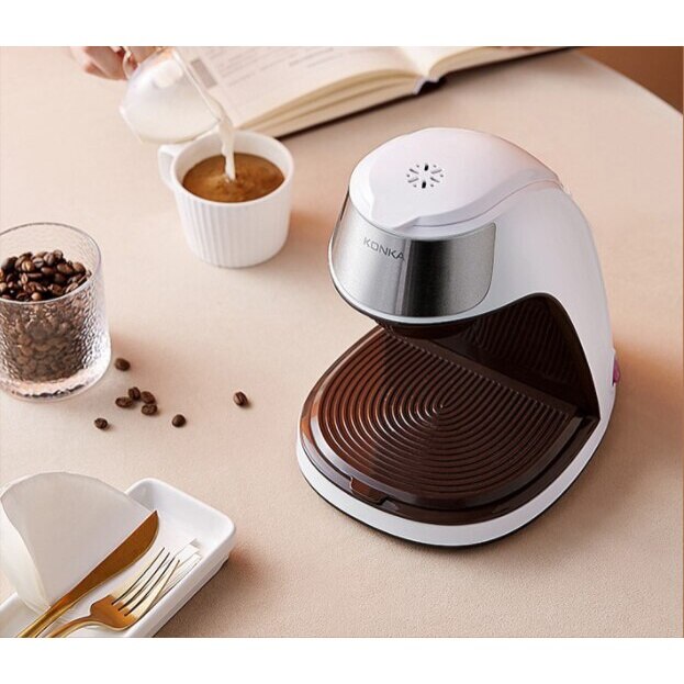 Household Small Portable Coffee Machine office Tea Brewing Machine Drip Coffee Machine American Coffee Machine 450W