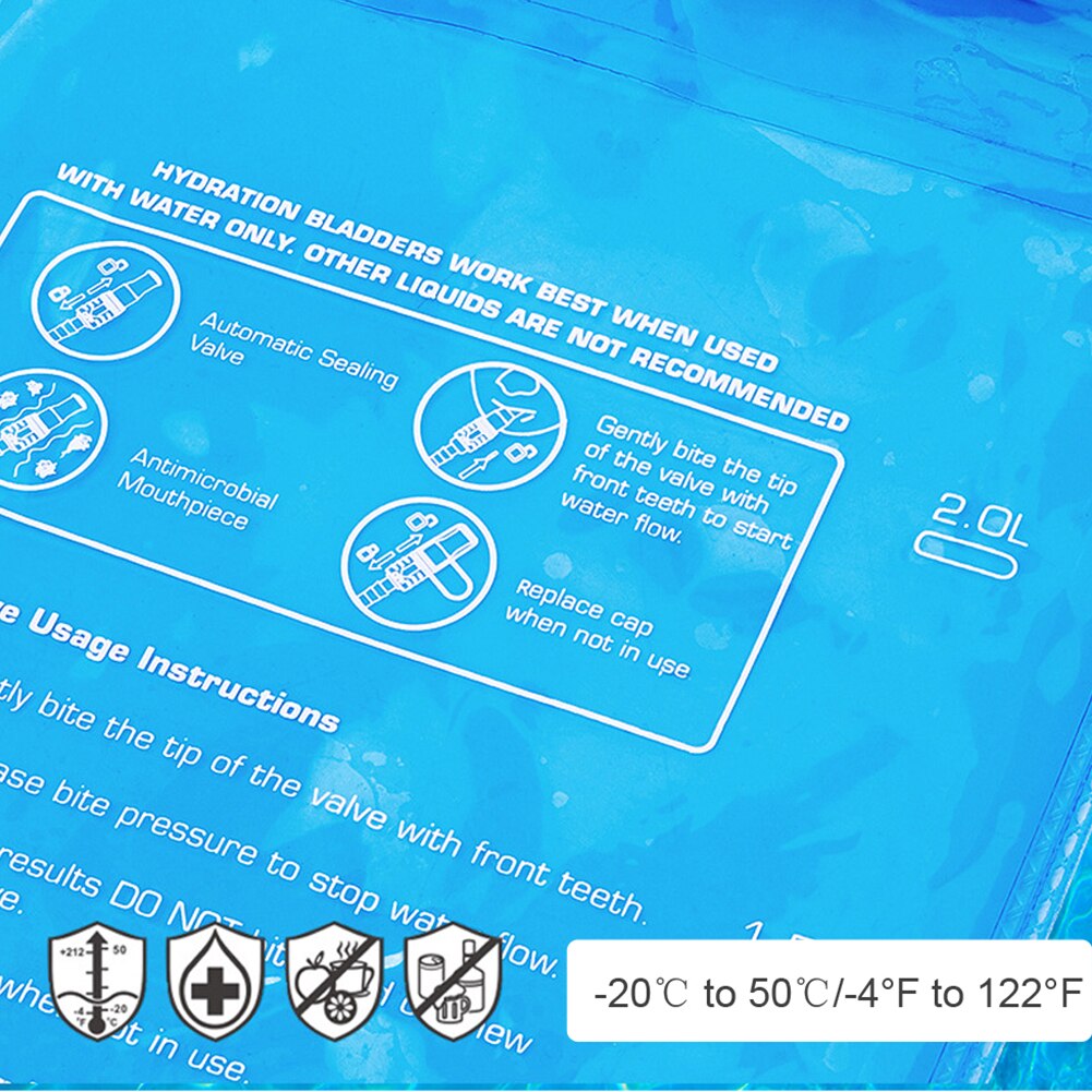 1pc 1/1.5/2L Tragbare TPU Wasser Beutel Trink System blasiert Rucksack Camping Wandern Klettern Radfahren Faltbare Trinken Taschen