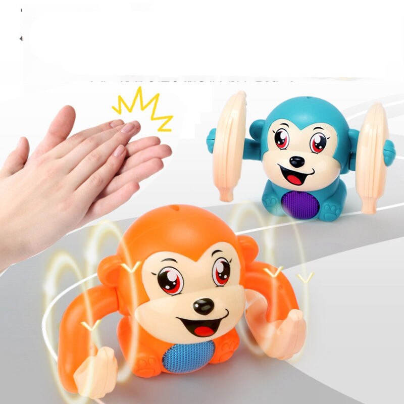 Educational Toys Talking Moving Voice Control Tipping Monkey Toys for Baby Boys Girls