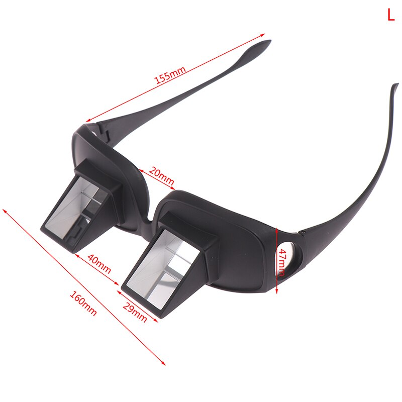 Lazy Periscope Horizontal Reading Sit View Glasses Bed Prism Spectacle: L