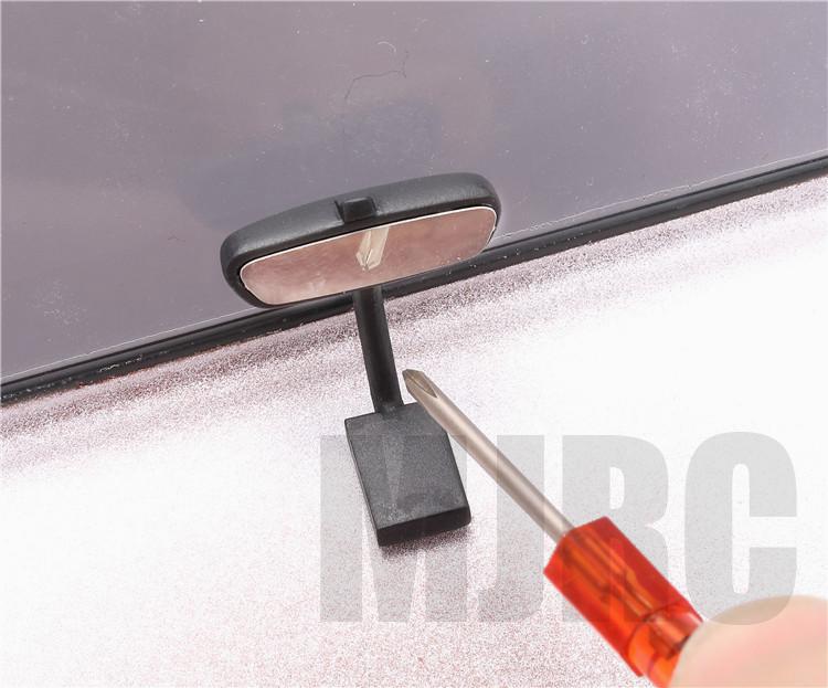 Espejo retrovisor de plástico de simulación para coche trepador de control remoto 1/10 Traxxas Trx4 Bronco D90 D110 Axial Scx10 90046 Rc4wd G500