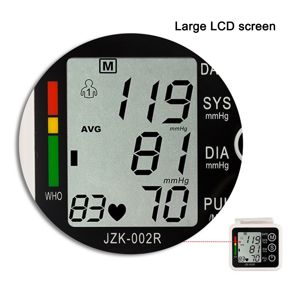 Automatic Digital Sphygmomanometer Electronic Accurate Smart English Voice Arm Blood Pressure Monitor Tonometer