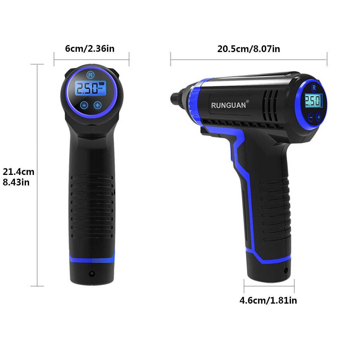 2000mAh 150PSI Battery Air Compressor Car Portable Automatic Automobile Compressor LCD digital Boat Pump De Aire Compresseur